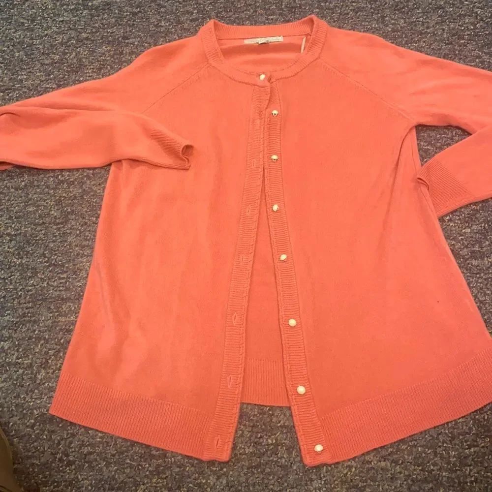 Carolyn Taylor Pink Pearl button cardigan sz. S